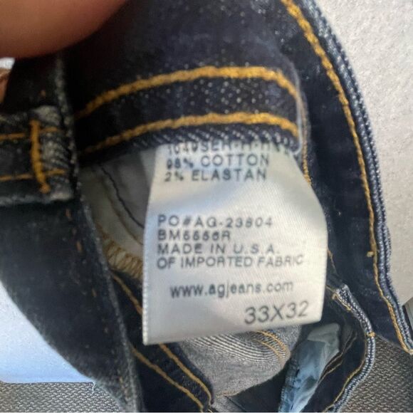 AG Adriano Goldschmied The Protege Straight Leg Jeans Dark sz. 33 x 32 - Picture 14 of 15